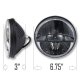 Chevy Suburban 1967-1973 Black LED Sealed Beam Headlight Conversion