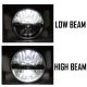 Dodge Ram Van 1985-1987 Black LED Sealed Beam Headlight Conversion