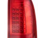 Ford F450 Super Duty 1999-2007 Red Clear LED Tail Lights