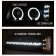 Chevy Silverado 2500HD 2003-2006 Black Projector Headlights and LED Bumper Lights