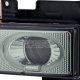GMC Suburban 1994-1999 Black Grill Smoked Halo Projector Headlights LED DRL