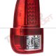 Ford F250 Super Duty 1999-2004 Headlights and LED Tail Lights Red Clear