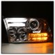 Dodge Ram 2500 2010-2018 Clear Projector Headlights Tube DRL