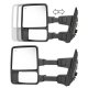 Ford F250 Super Duty 2008-2016 Chrome Towing Mirrors Power Heated Smoked LED Signal