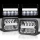 Chevy Blazer 1980-1994 Black DRL LED Seal Beam Headlight Conversion