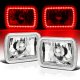 Dodge Ramcharger 1985-1993 Red SMD LED Sealed Beam Headlight Conversion
