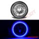 Ford Mustang 1965-1978 Blue SMD LED Black Chrome Sealed Beam Headlight Conversion