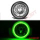 Plymouth Duster 1972-1976 Green SMD LED Black Chrome Sealed Beam Headlight Conversion