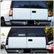 GMC Jimmy Full Size 1992-1994 Smoked LED Tail Lights Red Tube