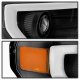 Ford F150 2009-2014 Black DRL Tube Projector Headlights