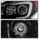 Subaru Impreza WRX 2006-2007 Black HID Projector Headlights LED DRL