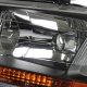 Honda Accord 1998-2002 Black Headlights