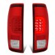 Ford F250 Super Duty 1999-2007 LED Tail Lights Red C-Tube