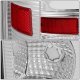 Ford F350 Super Duty 2008-2016 Clear LED Tail Lights Red C-Tube