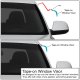 GMC Canyon 2004-2011 Extended Cab Tinted Side Window Visors Deflectors
