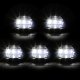 Ford F350 Super Duty 1999-2007 Tinted White LED Cab Lights