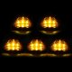 Ford F250 Super Duty 2011-2016 Tinted Yellow LED Cab Lights