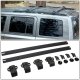 Jeep Patriot 2007-2017 Black Aluminum Roof Rack Crossbars