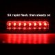 Toyota Tacoma 1995-2017 Clear Flash LED Third Brake Light