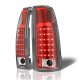 Chevy Tahoe 1995-1999 Red LED Tail Lights