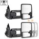 GMC Sierra 2007-2013 Chrome Towing Mirrors Smoked LED DRL Power Heated