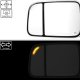 Dodge Ram 2500 2010-2018 Chrome Power Heated Turn Signal Towing Mirrors Smoked Signal Lens