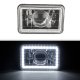 Dodge 600 1985-1988 LED Halo Black Sealed Beam Projector Headlight Conversion Low and High Beams