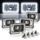 Lincoln Town Car 1986-1989 LED Halo Black LED Headlights Conversion Kit Low and High Beams