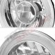 Ford F100 1961-1968 Blue Halo Tube Sealed Beam Projector Headlight Conversion