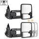 Chevy Suburban 2000-2002 Chrome Tow Mirrors Smoked Switchback LED DRL Sequential Signal
