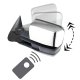 GMC Sierra 1999-2002 Chrome Power Folding Tow Mirrors Smoked Switchback LED DRL Sequential Signal