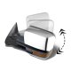 Chevy Tahoe 2003-2006 Chrome Power Folding Towing Mirrors Tube LED Lights