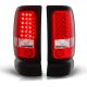 Dodge Ram 1994-2001 LED Tail Lights Red and Clear