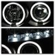 Nissan Titan 2004-2015 Black Halo Projector Headlights