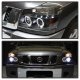 Nissan Armada 2005-2007 Black Halo Projector Headlights