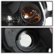 VW Jetta 2006-2009 Black Dual Halo Projector Headlights with LED Daytime Running Lights
