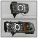 Dodge Ram 3500 1994-2001 Smoked Halo Projector Headlights with LED