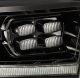 Dodge Ram 2500 2010-2018 5th Gen LED DRL Blackout Projector Headlights AlphaRex