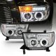 Toyota Sequoia 2008-2017 Clear Dual Halo Projector Headlights with LED