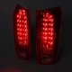 Ford F250 1989-1997 Red LED Tail Lights