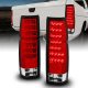 Nissan Hardbody 1986-1997 LED Tail Lights Red and Clear