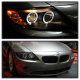 BMW Z4 2003-2008 Black Halo HID Projector Headlights