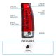 Chevy Blazer 1992-1994 Red Tube LED Tail Lights