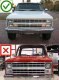 Chevy C10 Pickup 1981-1987 White LED Halo LED Headlights Conversion Kit Low and High Beams