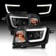 Chevy Camaro 2010-2013 Black LED DRL Projector Headlights