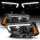 Dodge Charger 2011-2014 Black LED DRL Projector Headlights