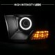 Dodge Ram 2500 2010-2018 Black Projector Headlights LED Halo Signals