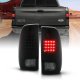 Ford F250 Super Duty 1999-2007 Black Smoked LED Tail Lights