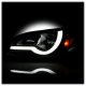 Chevy Malibu 2008-2012 Black Headlights LED DRL