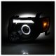 Ford Escape 2008-2012 Black DRL Halo Projector Headlights